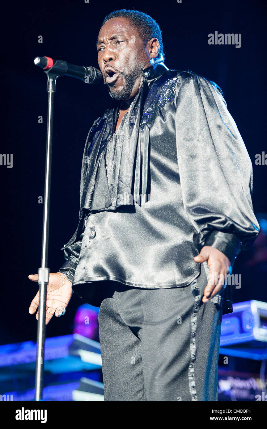 Jul. 20, 2012 - Raleigh, North Carolina; USA - Singer EDDIE LEVERT of ...