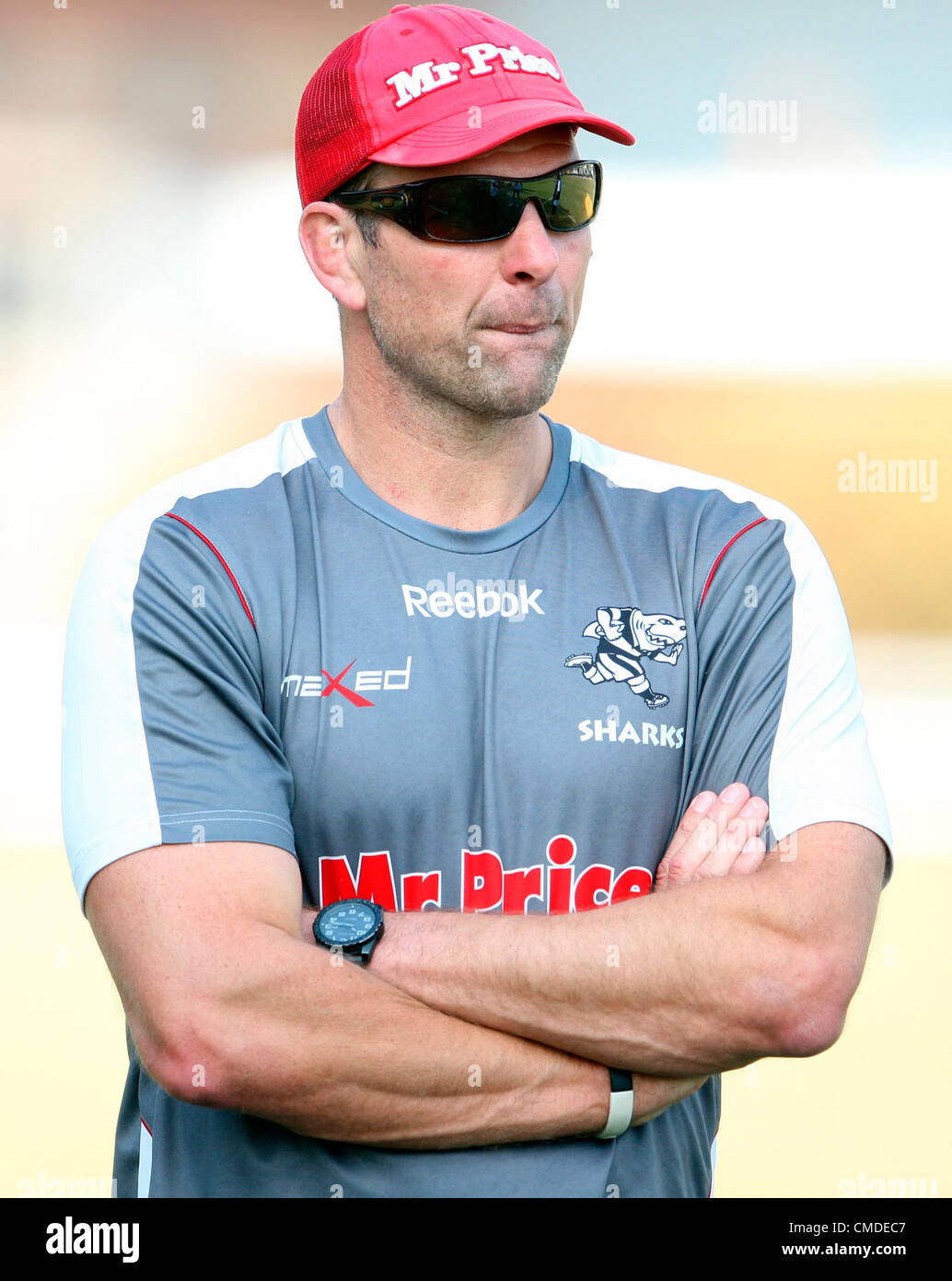 DURBAN SOUTH AFRICA JULY 24 John Plumtree Head Coach of the