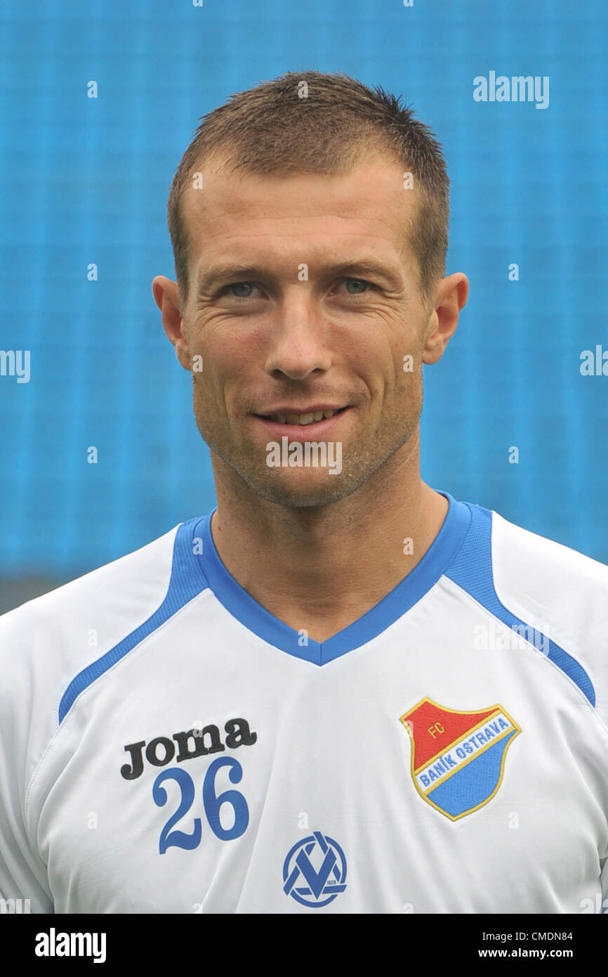 Benjamin Vomacka, soccer player, FC Banik Ostrava, July 25, 2012. (CTK Photo/Jaroslav Ozana) Stock Photo