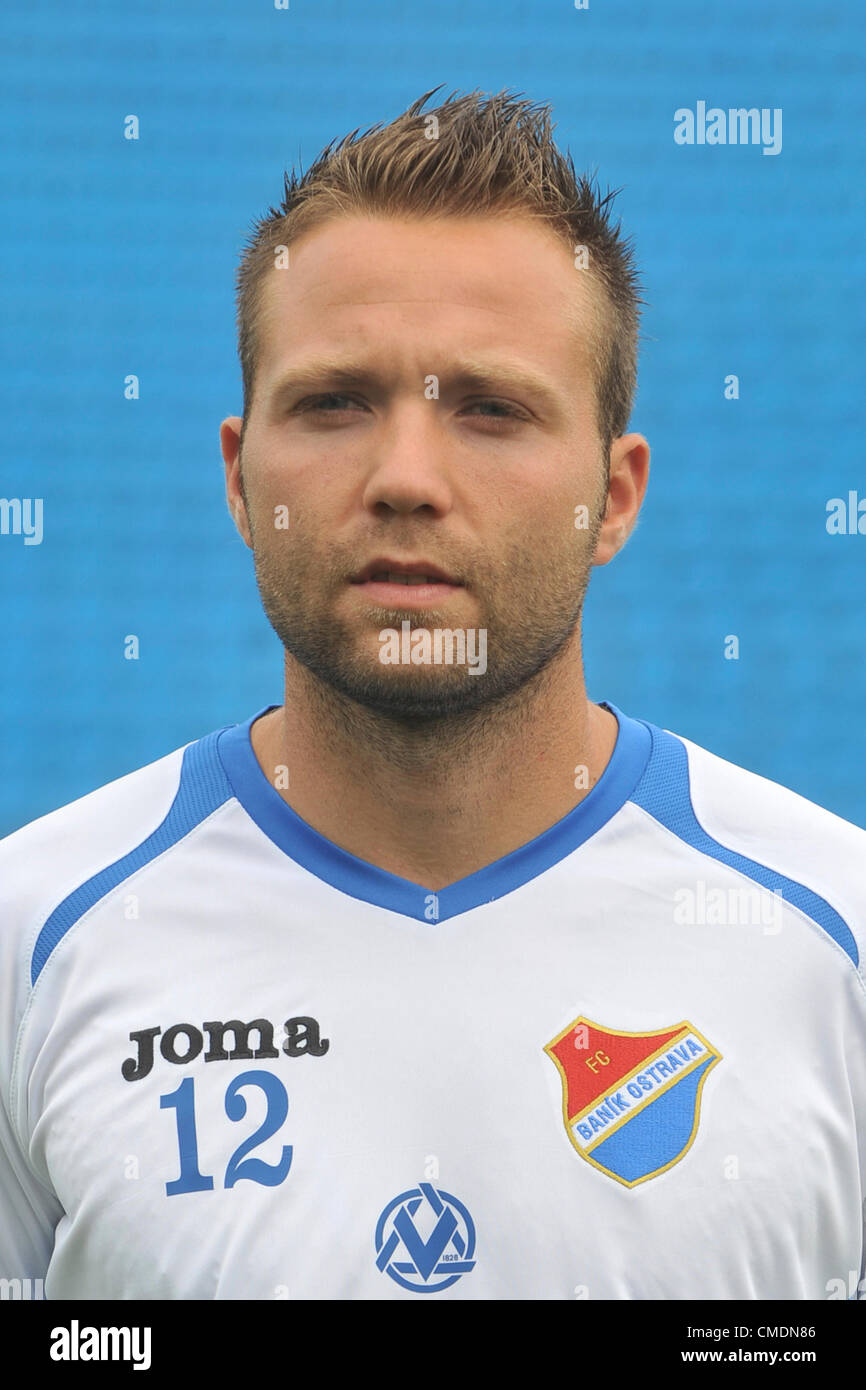 Vladan Milosavljev, soccer player, FC Banik Ostrava, July 25, 2012. (CTK Photo/Jaroslav Ozana) Stock Photo