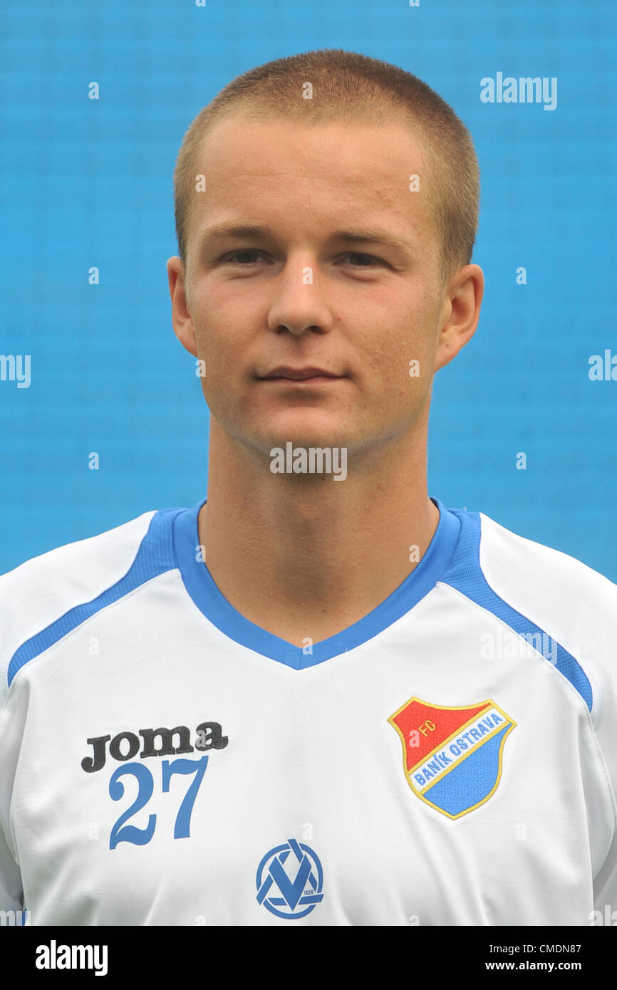 Dominik Kraut, soccer player, FC Banik Ostrava, July 25, 2012. (CTK Photo/Jaroslav Ozana) Stock Photo