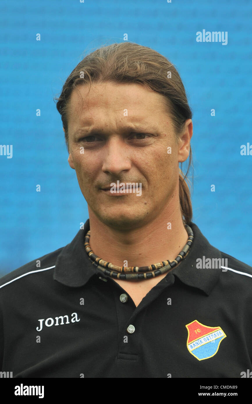 Martin Vytisk, physioterapeutist of FC Banik Ostrava, July 25, 2012. (CTK Photo/Jaroslav Ozana) Stock Photo