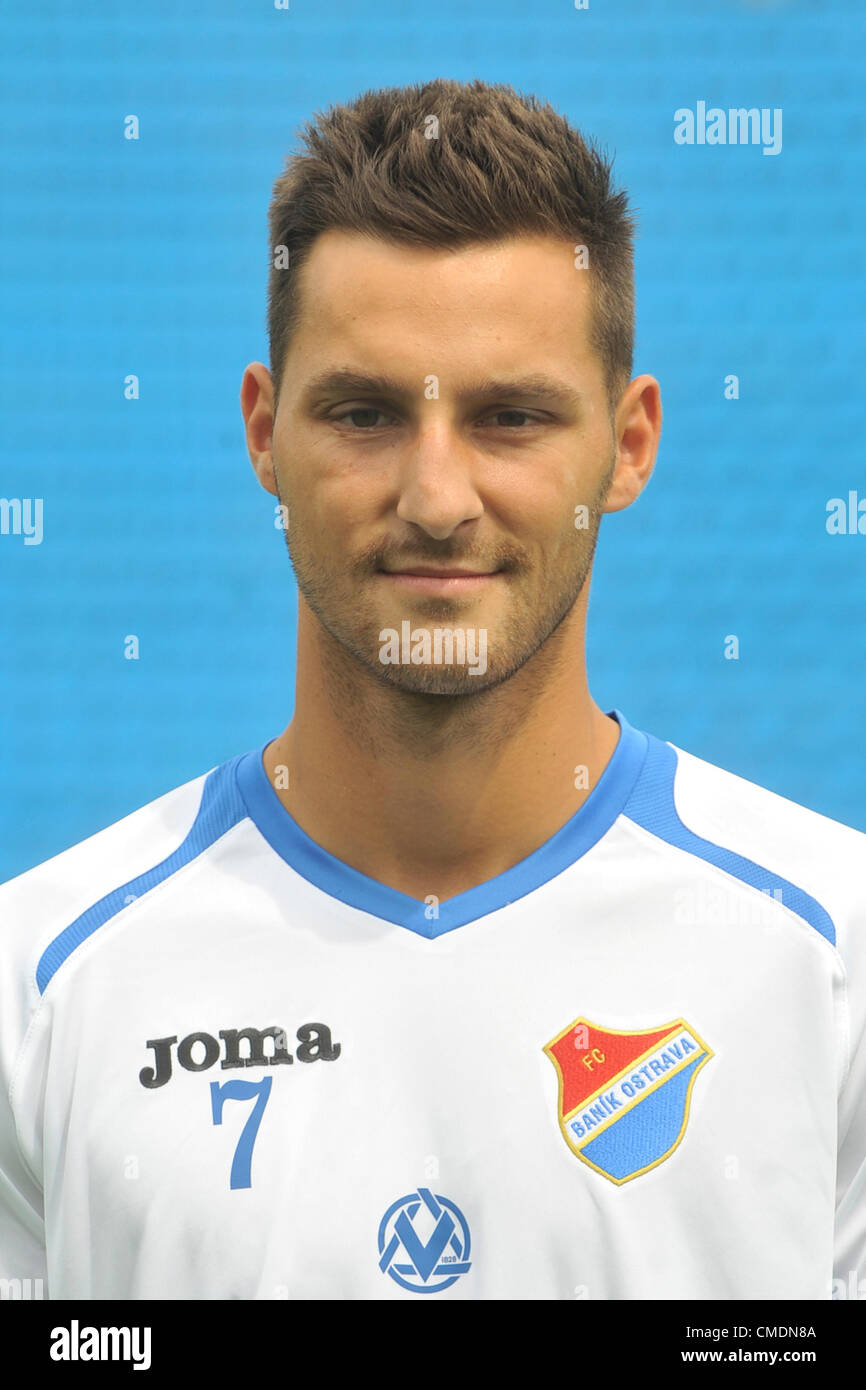 Tomas Vrto, soccer player, FC Banik Ostrava, July 25, 2012. (CTK Photo/Jaroslav Ozana) Stock Photo