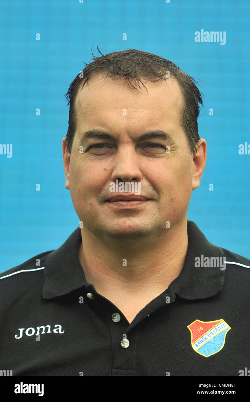 Michal Caja, custod of FC Banik Ostrava, July 25, 2012. (CTK Photo/Jaroslav Ozana) Stock Photo
