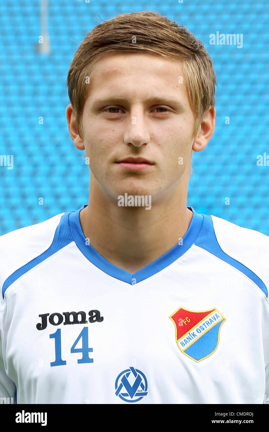Filip Kasa, soccer player, FC Banik Ostrava, July 25, 2012. (CTK Photo/Petr Sznapka) Stock Photo