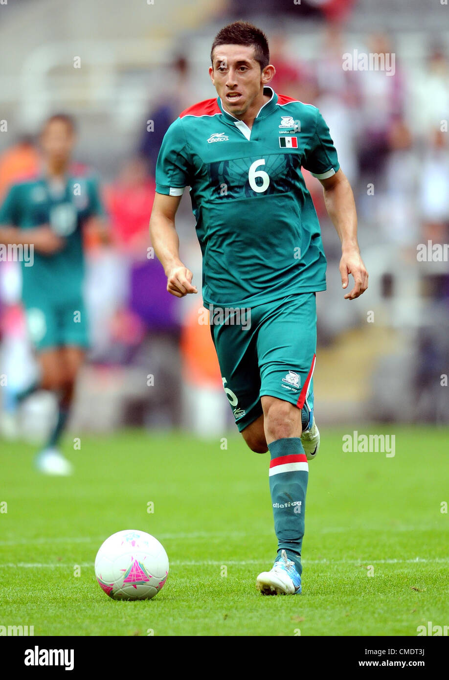 HECTOR HERRERA MEXICO MEXICO ST JAMES PARK NEWCASTLE ENGLAND 26 July 2012 Stock Photo