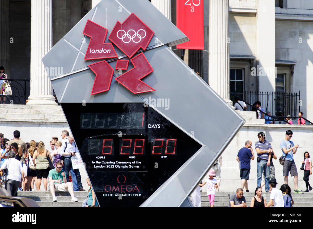 Omega olympic countdown clock hires stock photography and images Alamy