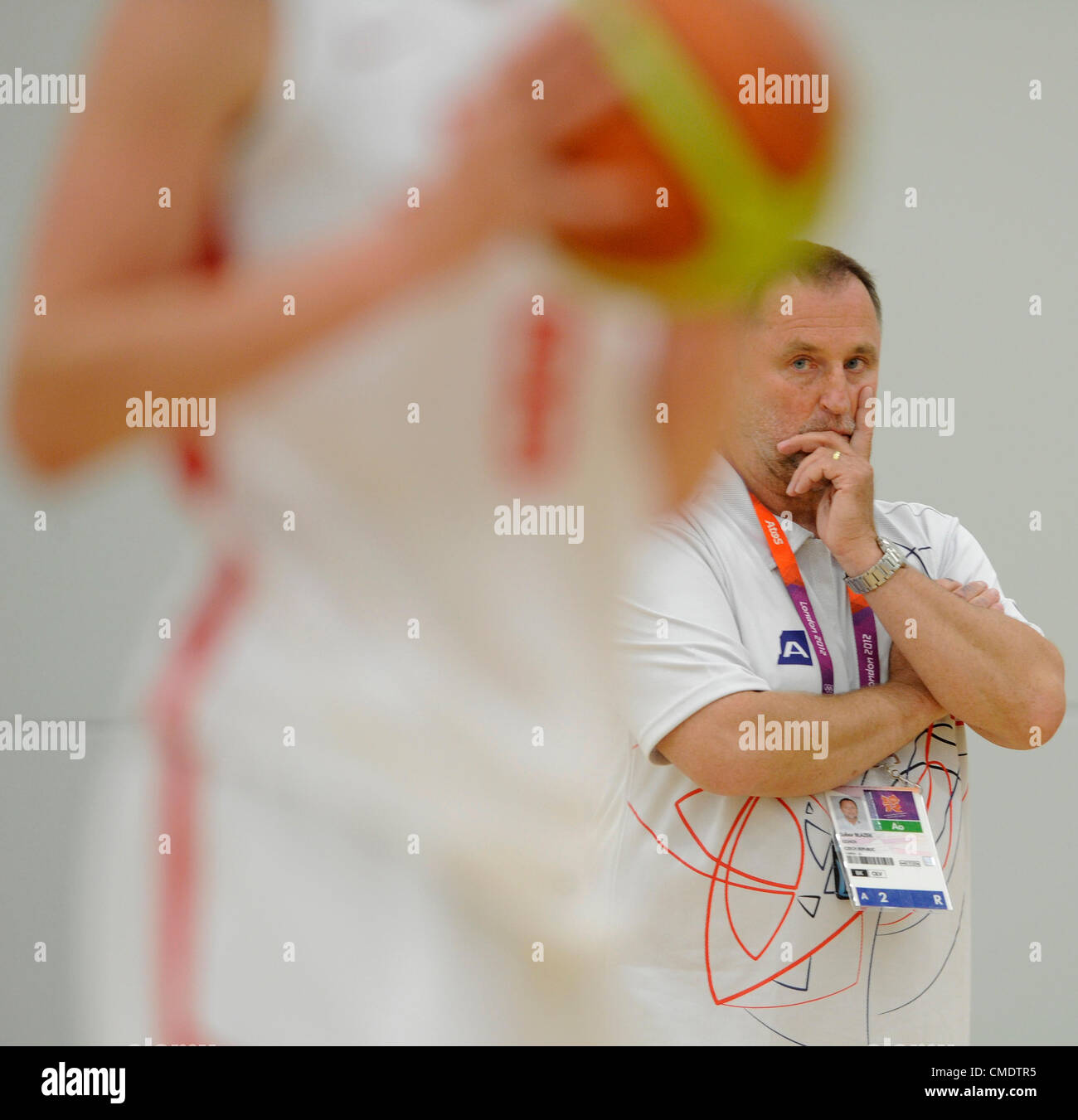 Czech Republic vs. Canada preliminary women basketball match, pictured