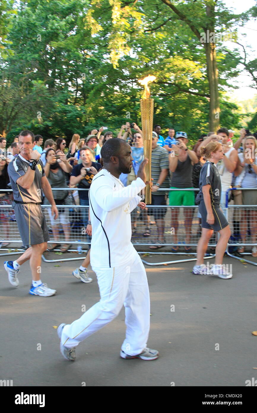 London Olympics Torch relay Stock Photo Alamy