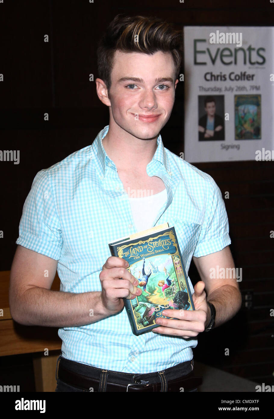 July 26, 2012 - Los Angeles, California, U.S. - Chris Colfer Book ...