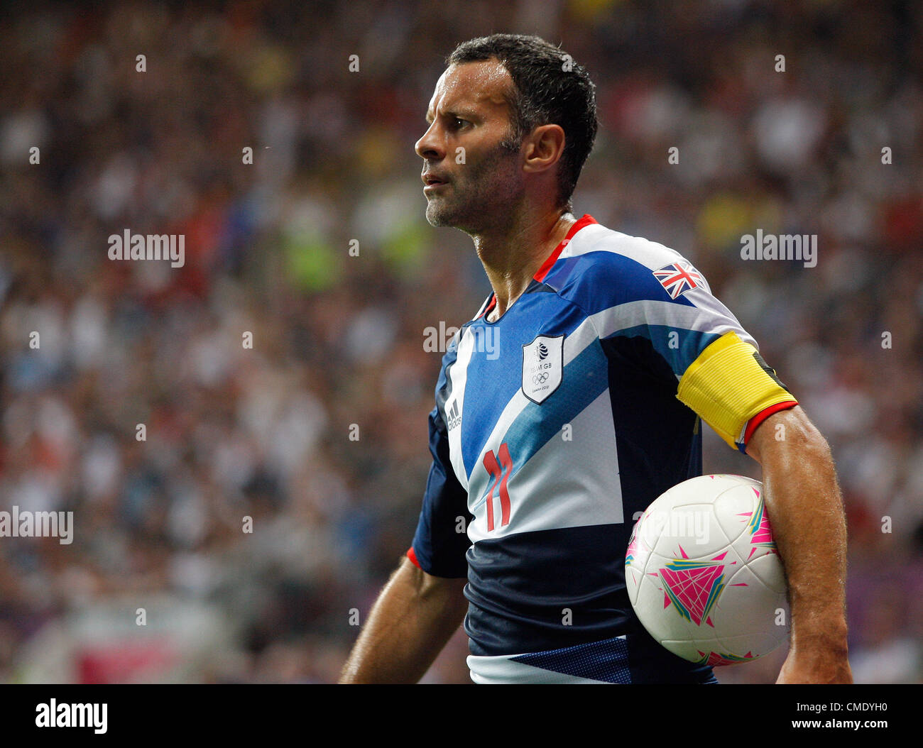 RYAN GIGGS GREAT BRITAIN OLD TRAFFORD MANCHESTER ENGLAND 26 July 2012 Stock Photo