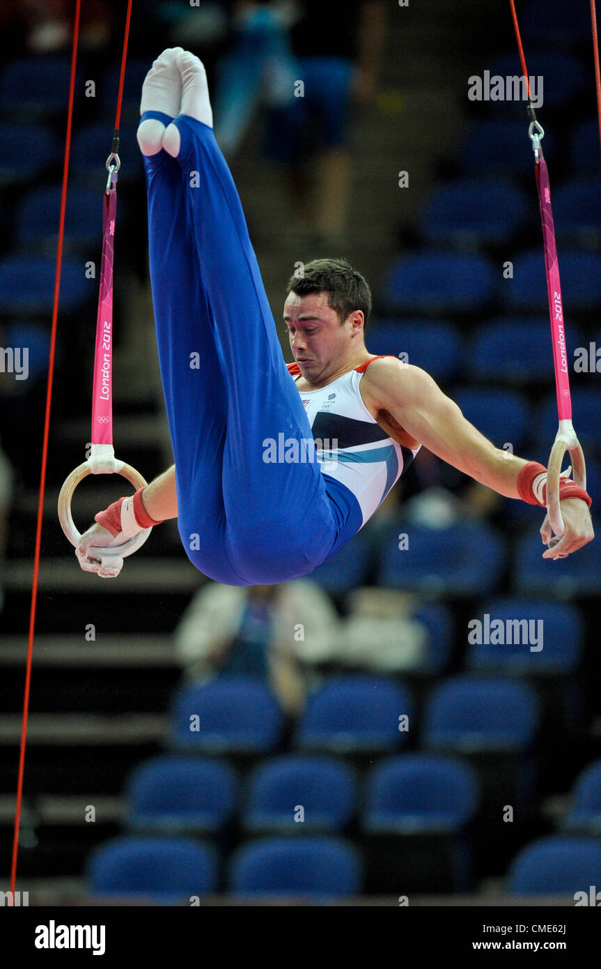 Olympics London 2012. Gymnastics Mens Qualifications 28.7.12. Greenwich 