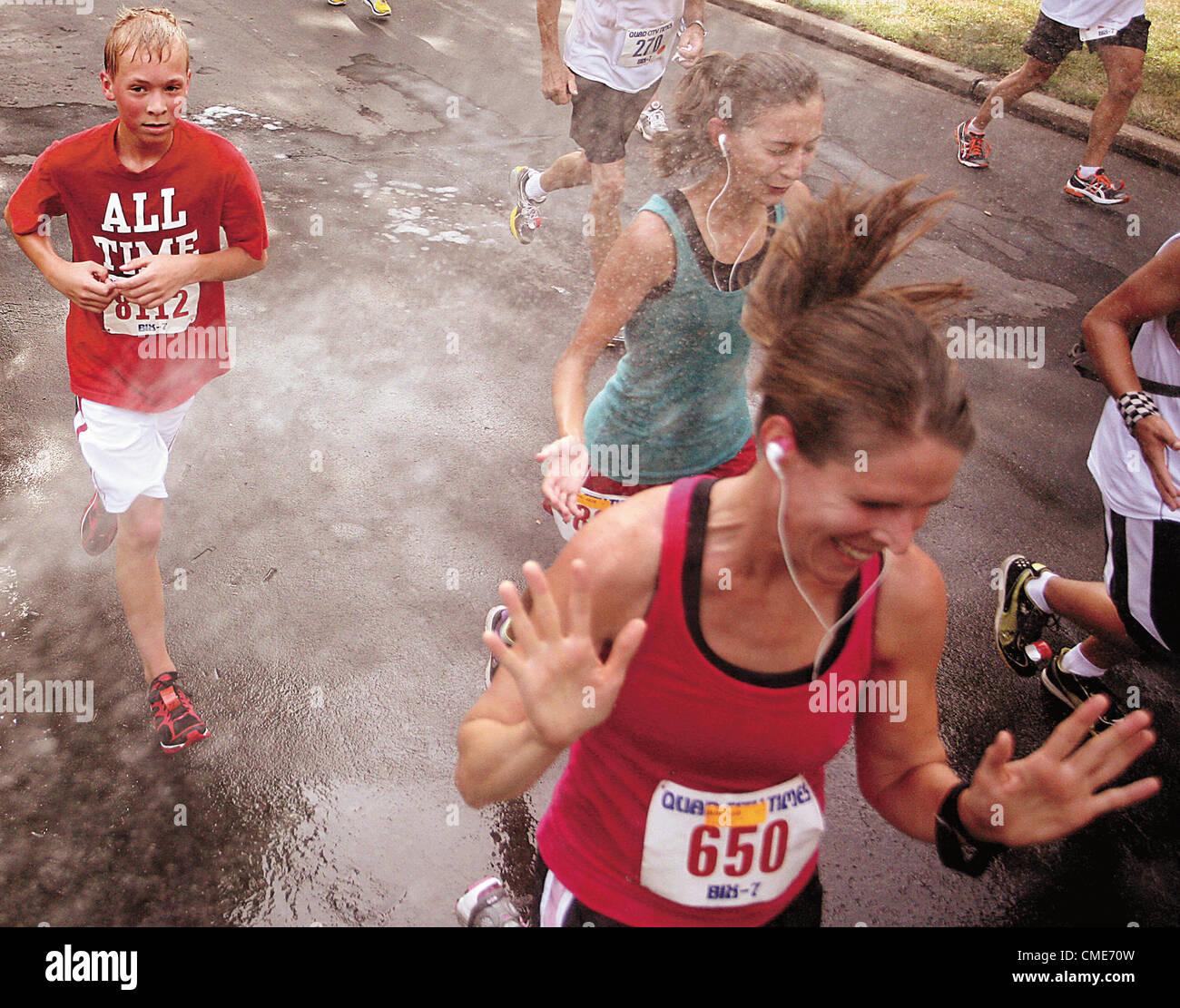 July 28, 2012 Iowa, U.S. Michelle Rice, of Urbandale, Iowa (650