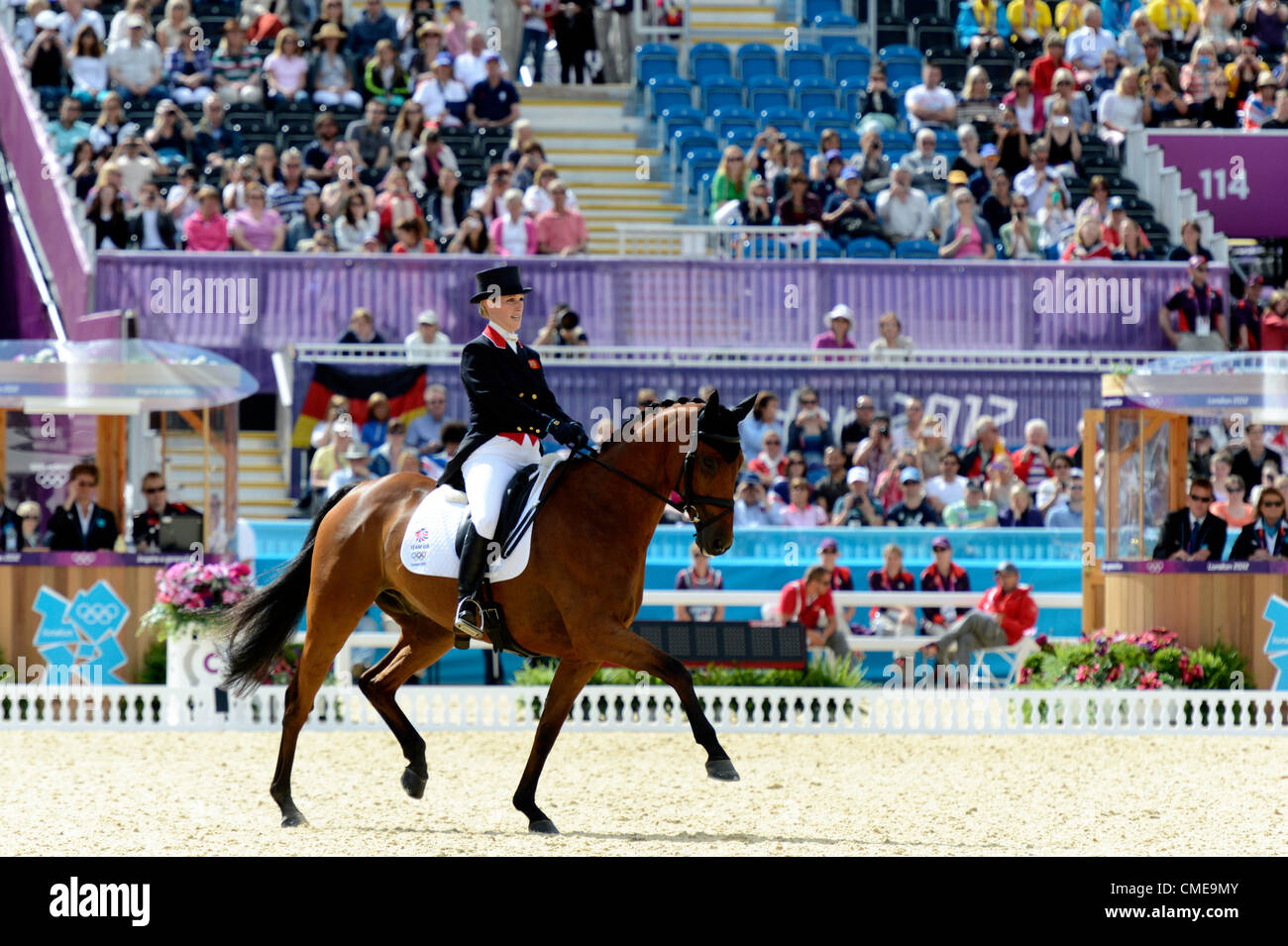 29.07.2012. Greenwich Park, London, England. Zara Phillips GBR