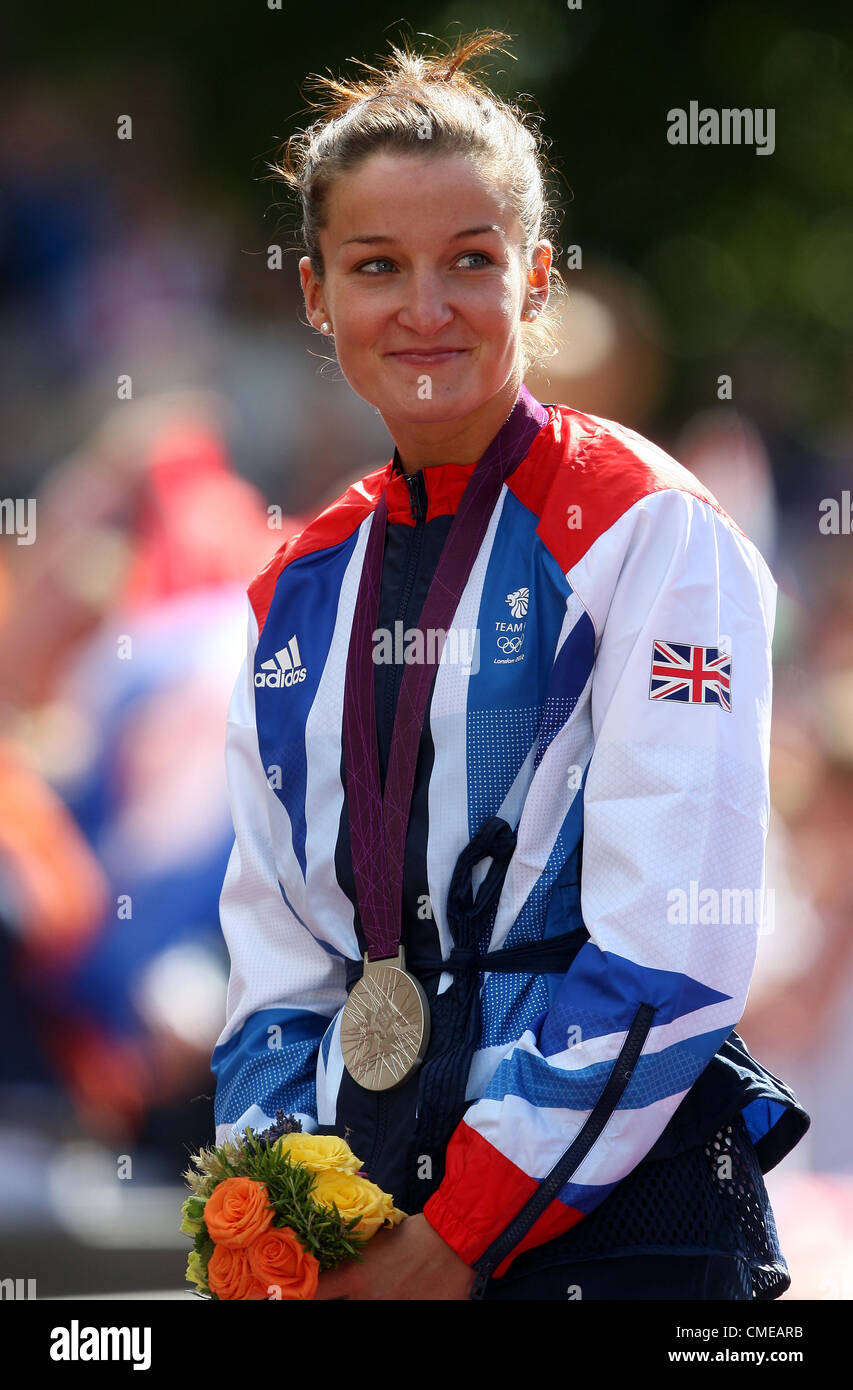 LIZZIE ARMISTEAD WINS SILVER GREAT BRITAIN PALL MALL LONDON ENGLAND 29 July 2012 Stock Photo