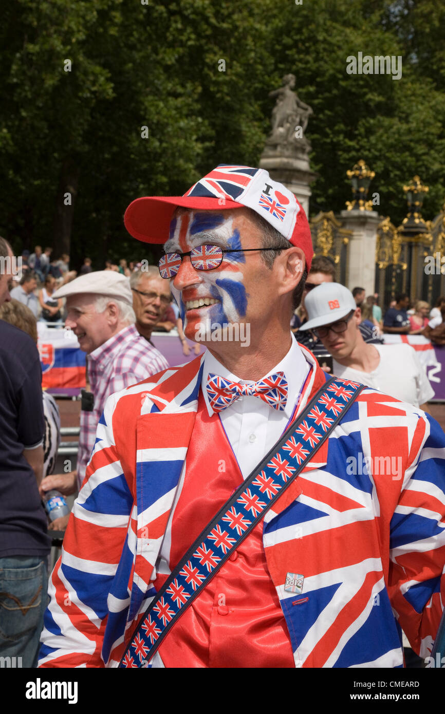 Man in union flag suit hi-res stock photography and images - Alamy