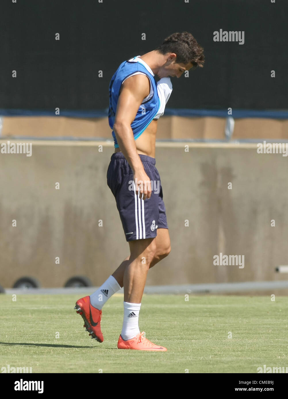 CRISTIANO RONALDO REAL MADRID TRAINING IN USA LOS ANGELES CALIFORNIA USA 29  July 2012 Stock Photo - Alamy