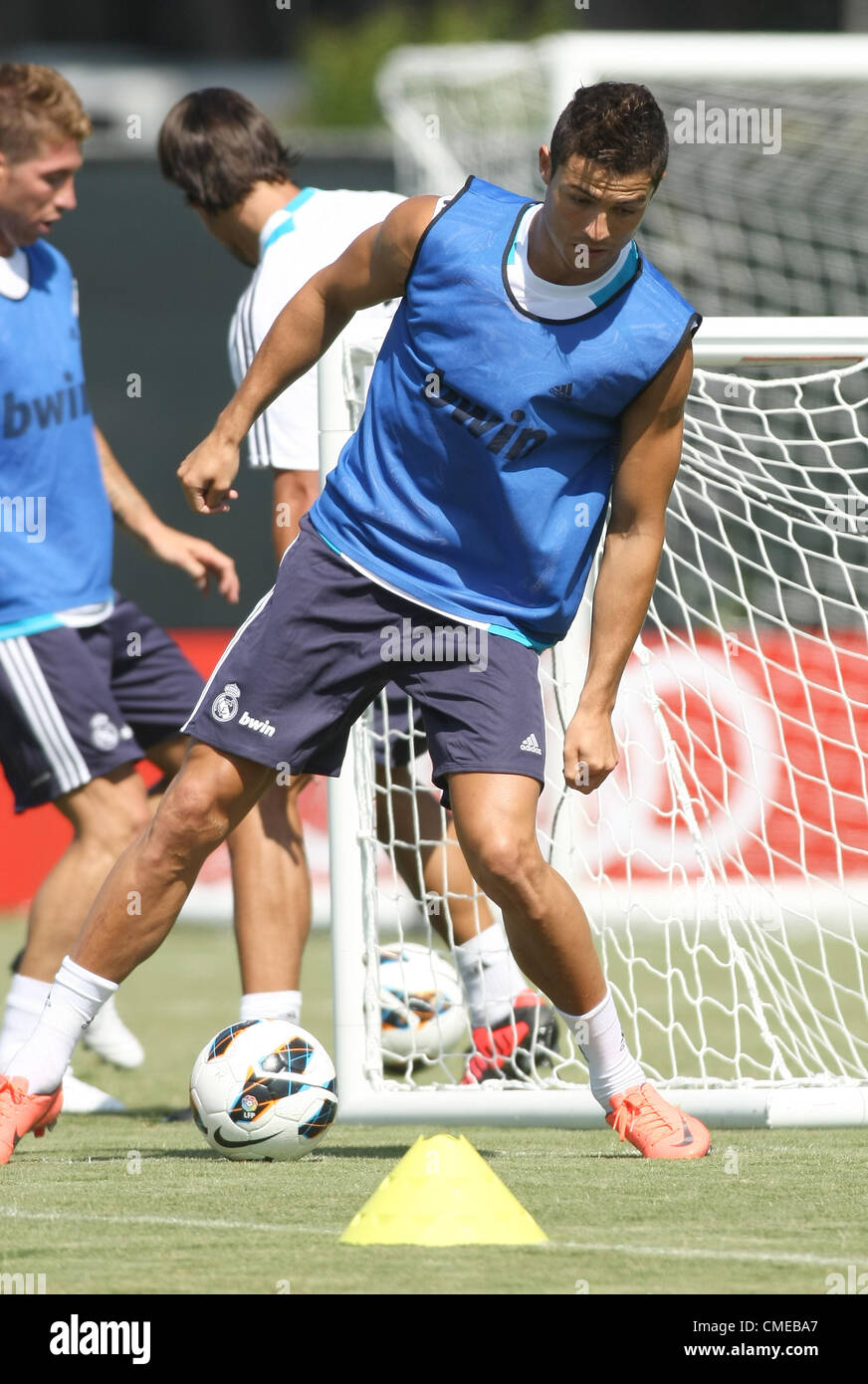 AiScore Sports - 🚨 Cristiano Ronaldo is currently training at Real Madrid  training centre 👀