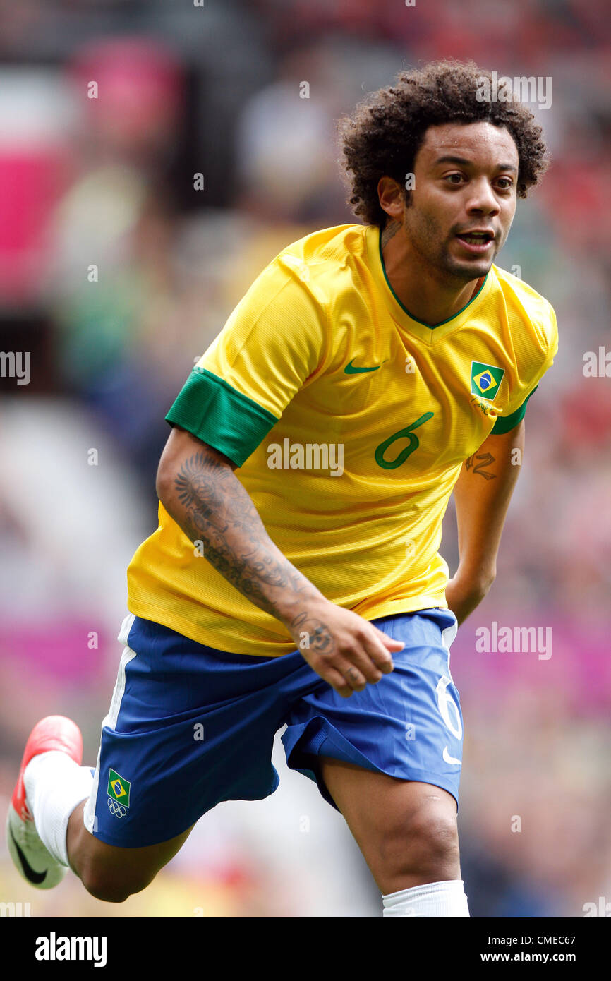 MARCELO BRAZIL OLD TRAFFORD MANCHESTER ENGLAND 29 July 2012 Stock Photo -  Alamy