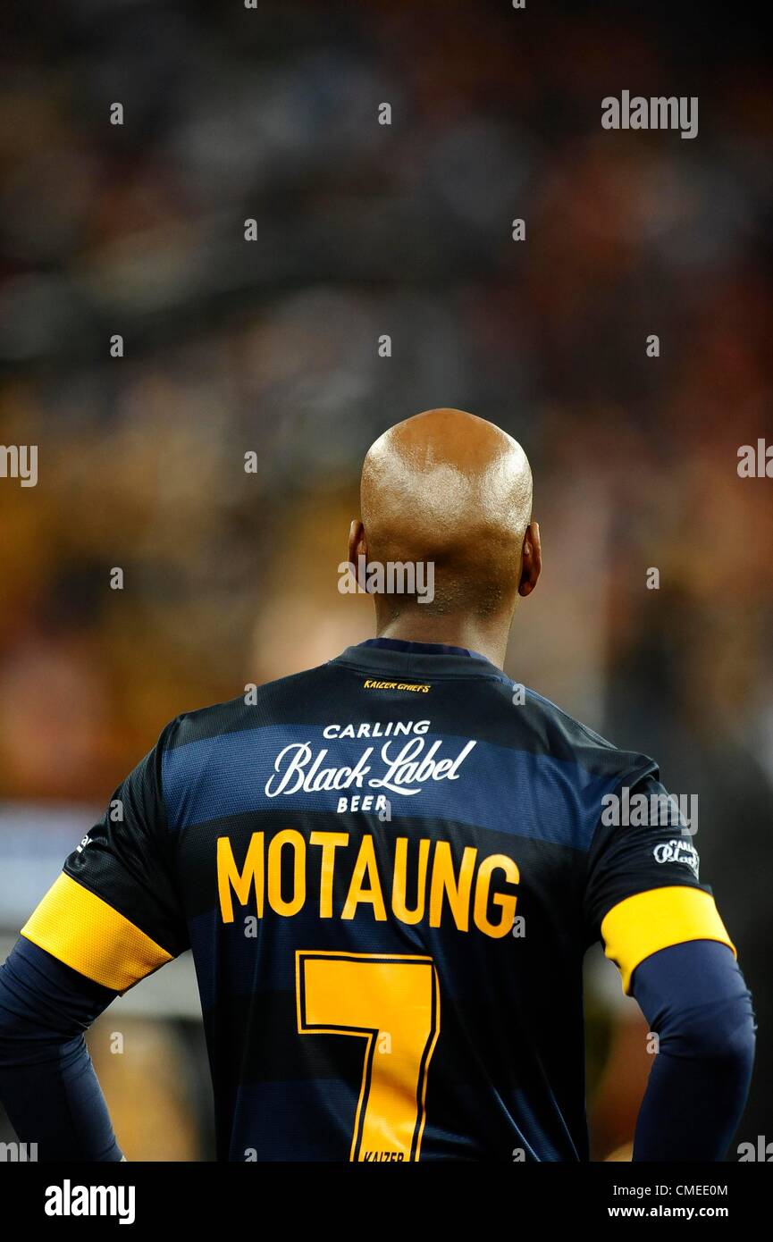Johannesburg South Africa July 28 Kaizer Moatung Jnr During The Carling Black Label Cup Match Between Orlando Pirates And Kaizer Chiefs At Fnb Stadium On July 28 2012 In Johannesburg South