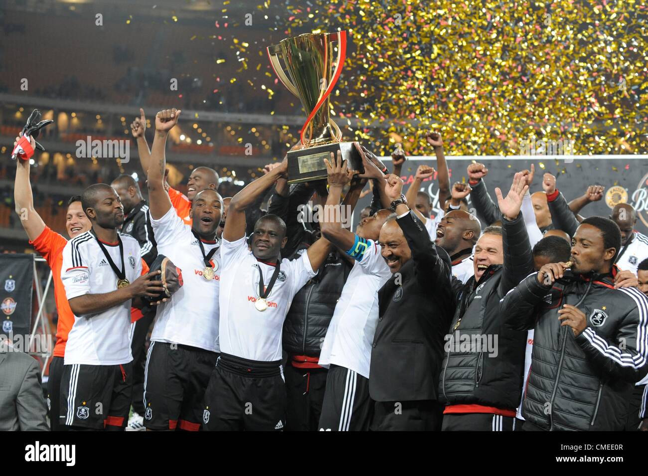 Johannesburg South Africa July 28 Orlando Pirates Players Stock Photo Alamy