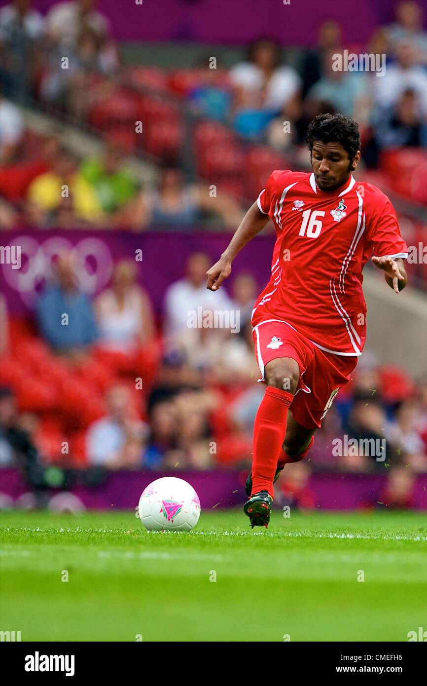 26.07.2012 Manchester, England. United Arab Emirates midfielder Rashed
