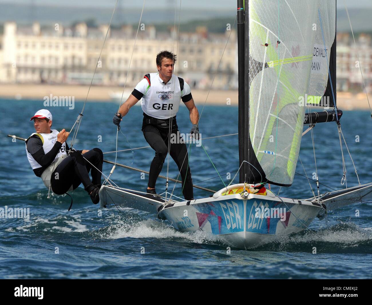 Olympic Sailing, action during the London 2012 Olympic Games at the ...