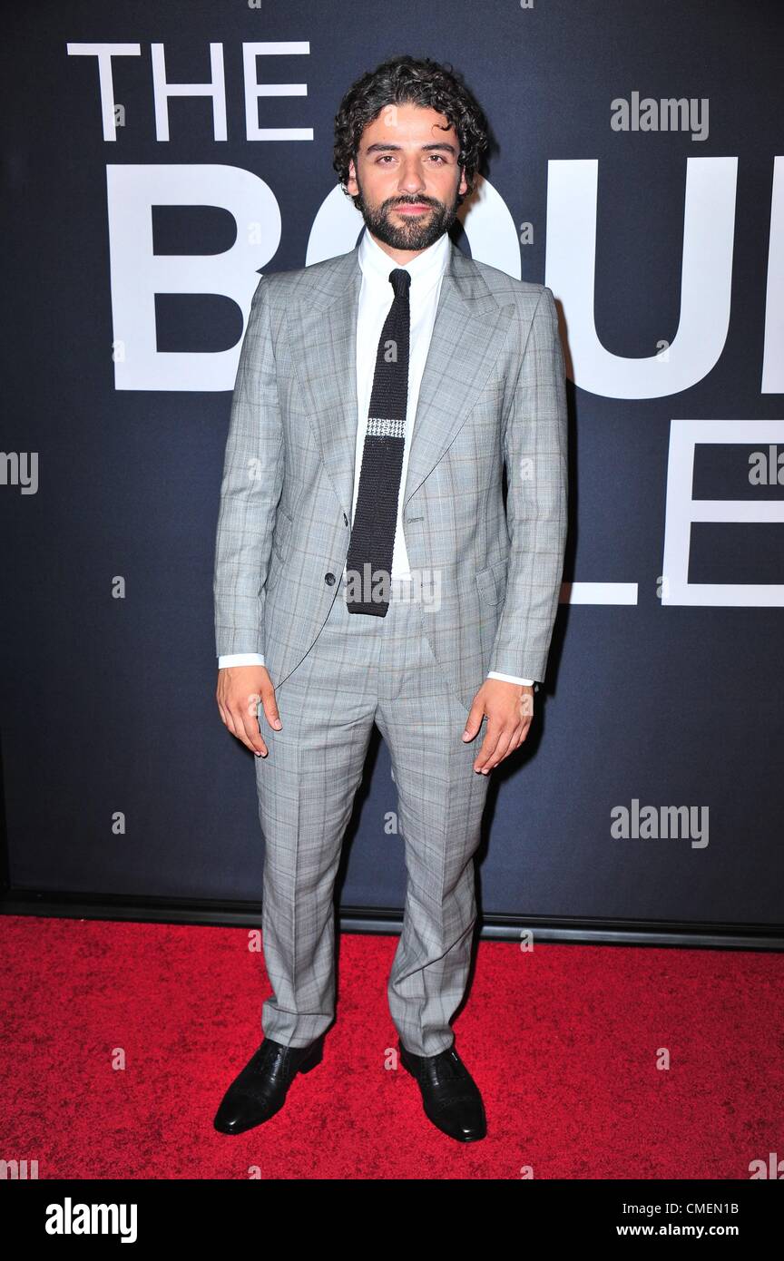 Oscar Isaac at arrivals for THE BOURNE LEGACY Premiere, The Ziegfeld ...