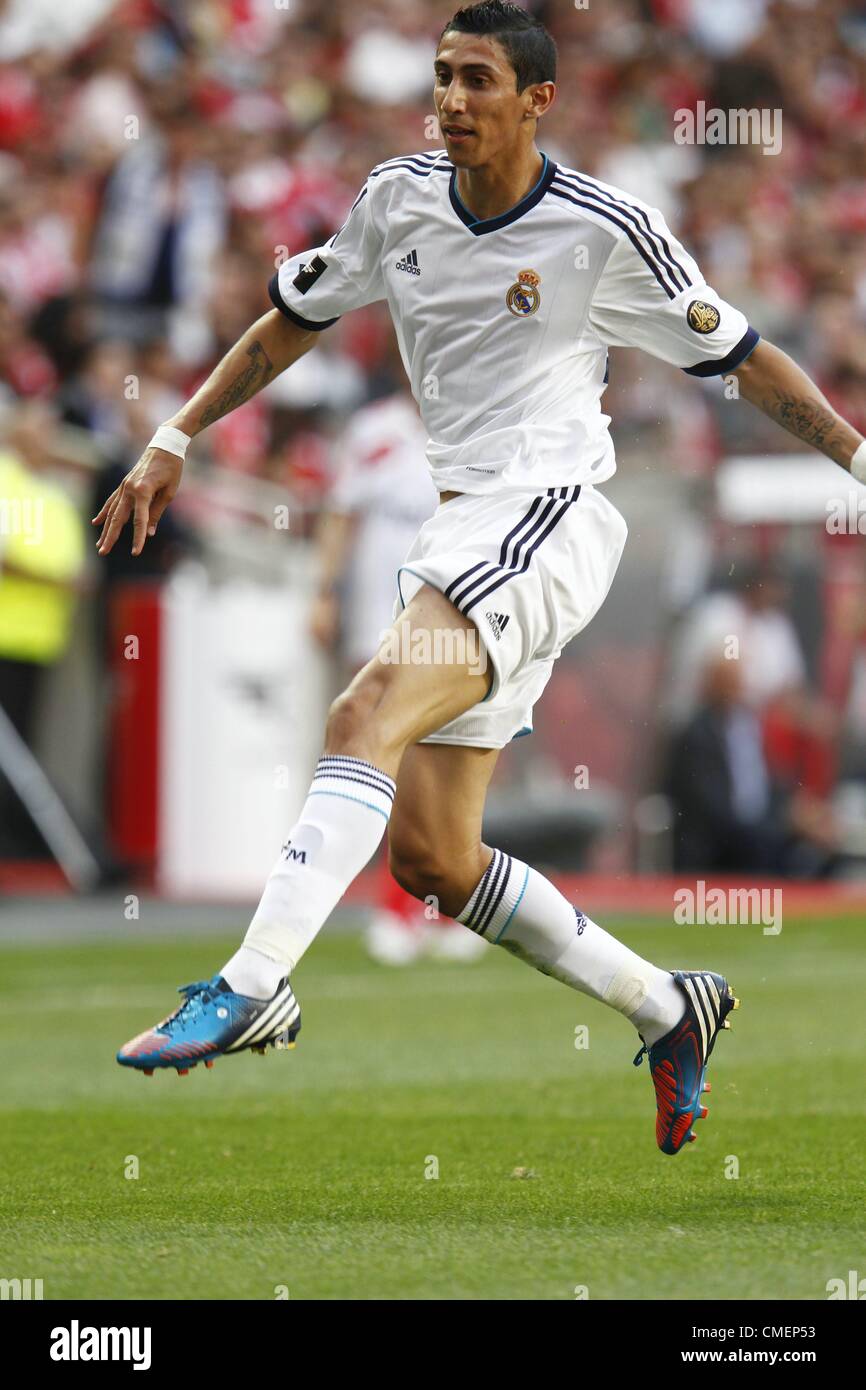 Angel Di Maria (Real), JULY 27, 2012 - Football / Soccer : Pre season match  "Eusebio Cup" between Benfica and Real Madrid, at the Luz Stadium, Lisbon,  Portugal, July 27, 2012. (Photo by AFLO Stock Photo - Alamy