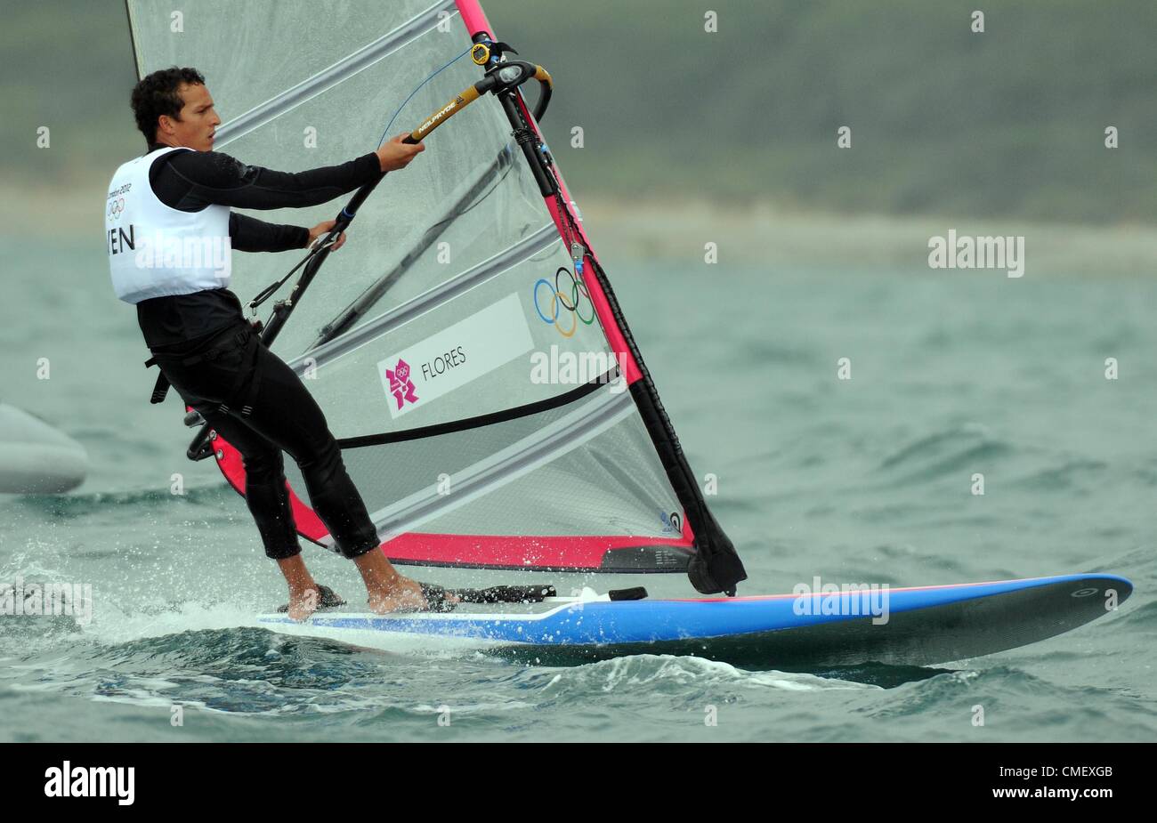 London 2012 Olympics Sailing, action during the London 2012 Olympic