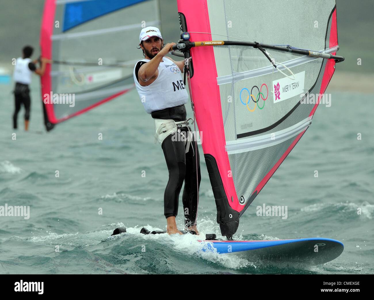 London 2012 Olympics Sailing, action during the London 2012 Olympic