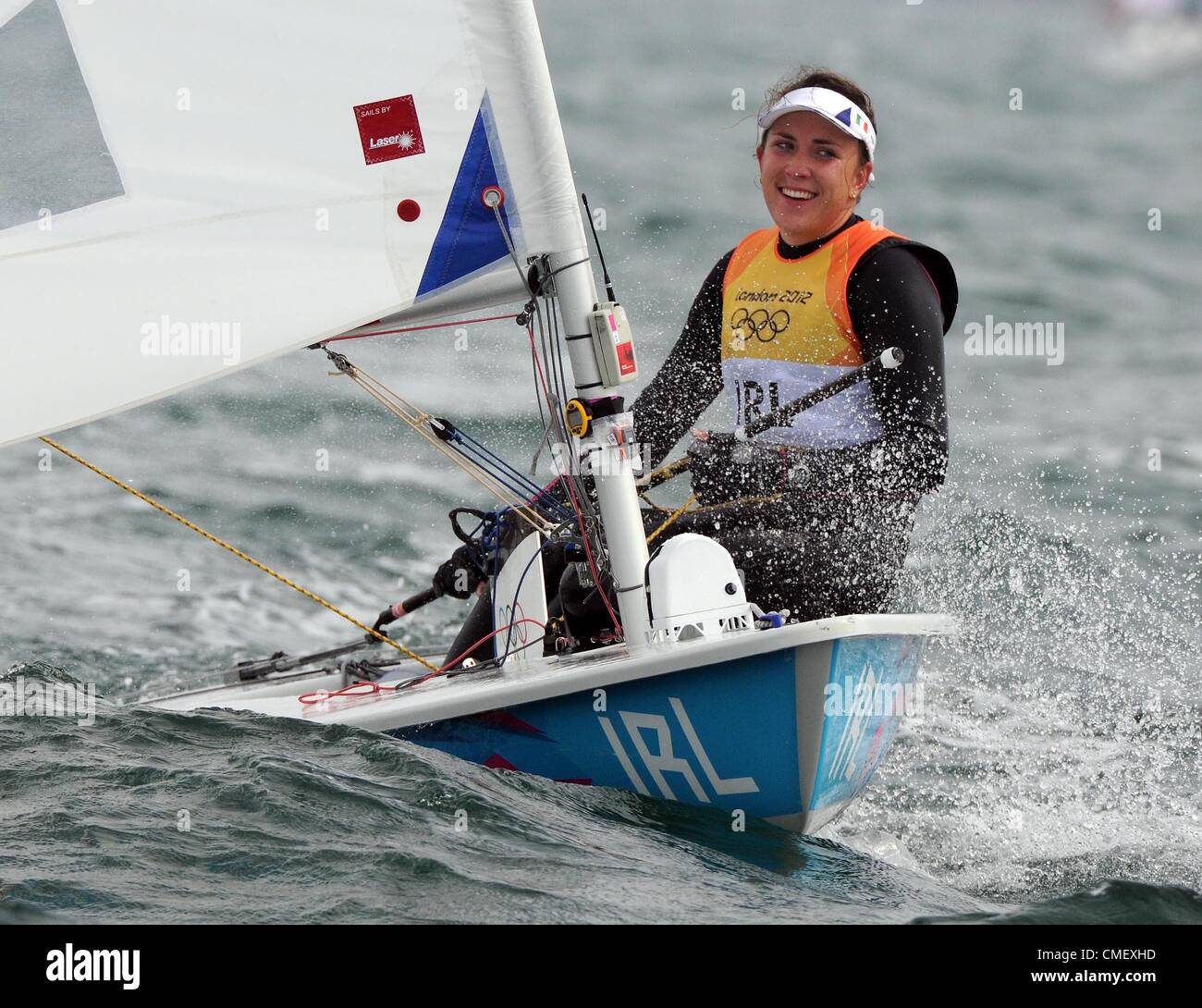 London 2012 Olympics Sailing, action during the London 2012 Olympic