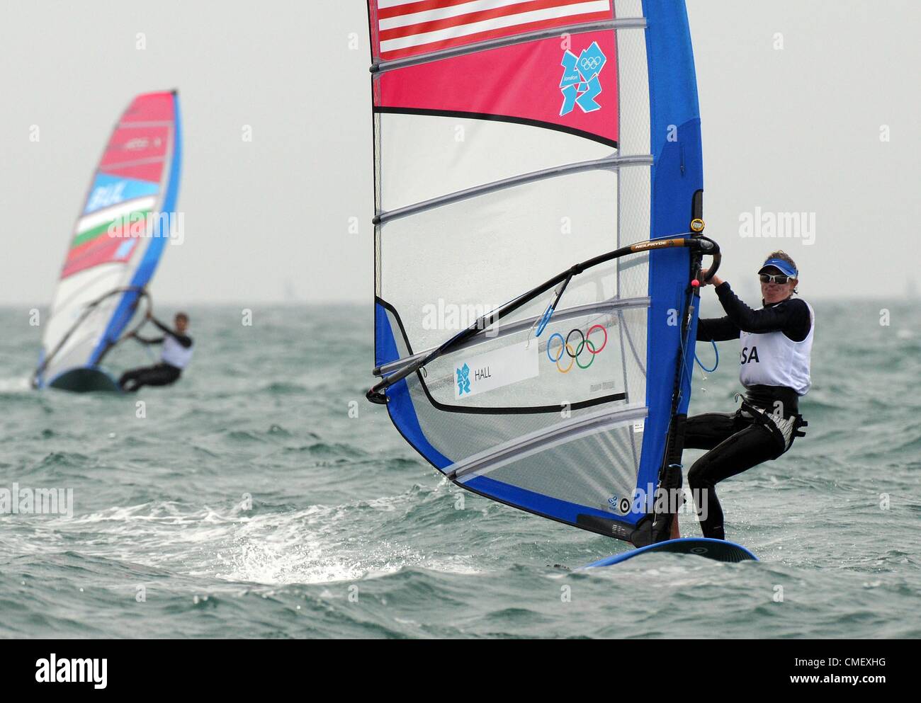 London 2012 Olympics Sailing, action during the London 2012 Olympic