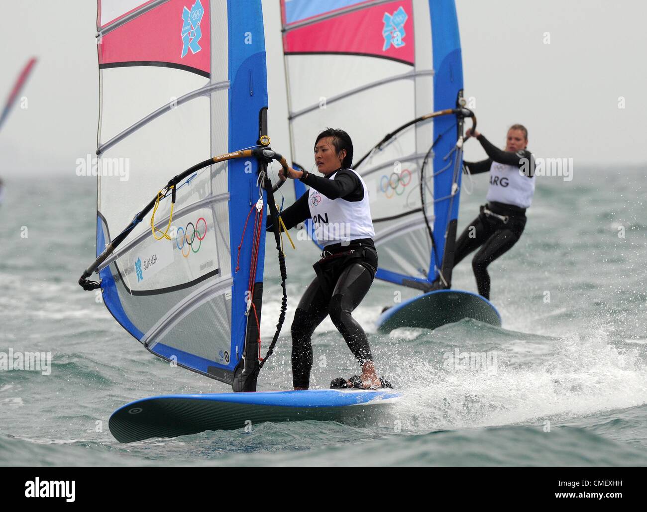 London 2012 Olympics Sailing, action during the London 2012 Olympic