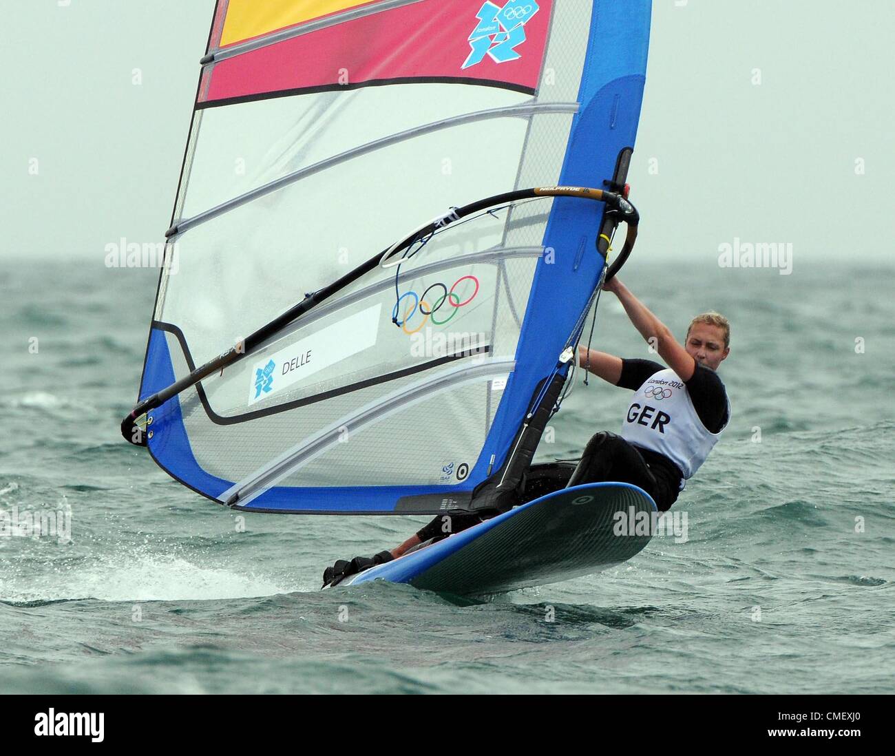 London 2012 Olympics Sailing, action during the London 2012 Olympic