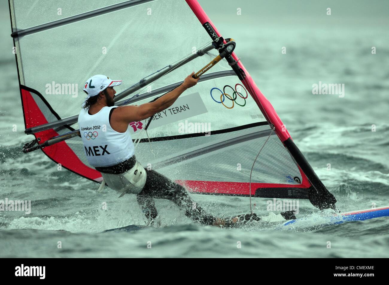 London 2012 Olympics Sailing, action during the London 2012 Olympic