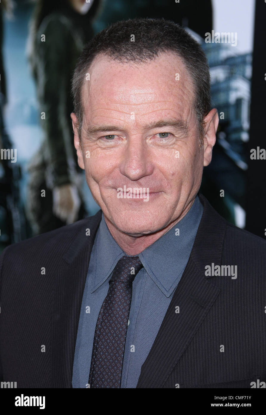 BRYAN CRANSTON TOTAL RECALL. PREMIERE HOLLYWOOD LOS ANGELES CALIFORNIA USA 01 August 2012 Stock Photo