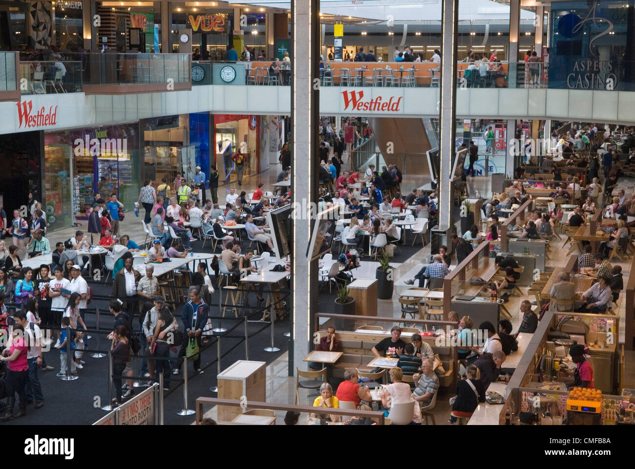 Westfield food court hi-res stock photography and images - Alamy