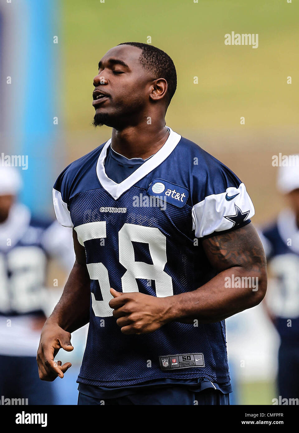 Aug. 1, 2012 - Arlington, Texas, U.S. - Dallas Cowboys linebacker