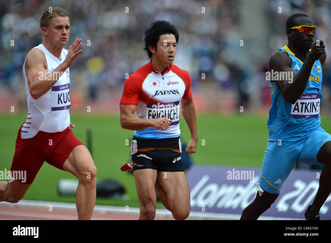 Eriguchi Masashi Eriguchi (JPN), AUGUST 4, 2012 - Athletics : Men's 100m Round 1 ...