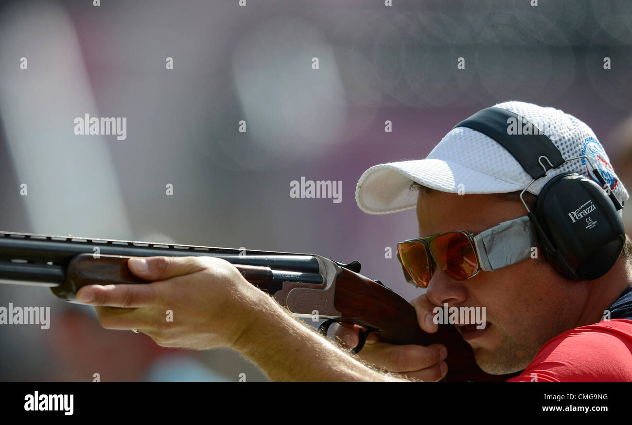 David Kostelecky Of The Czech Republic During Sport Shooting Trap Men Qualification London Britain At The 2012 Summer Olympics Monday August 65 2012 Ctk Photo Michal Kamaryt Stock Photo Alamy