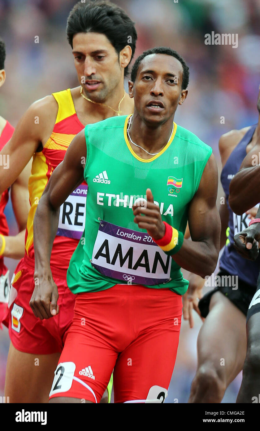 MOHAMMED AMAN 2012 OLYMPIC GAMES Stock Photo Alamy