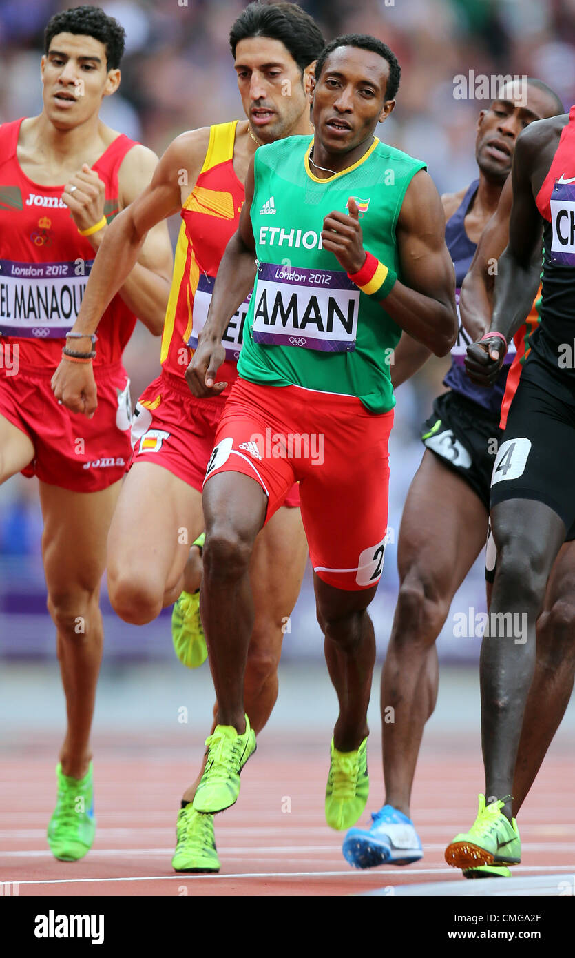 MOHAMMED AMAN 2012 OLYMPIC GAMES Stock Photo Alamy