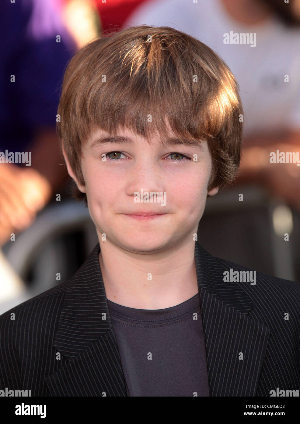 Aug. 6, 2012 - Hollywood, California, U.S. - CJ Adams arrives for the