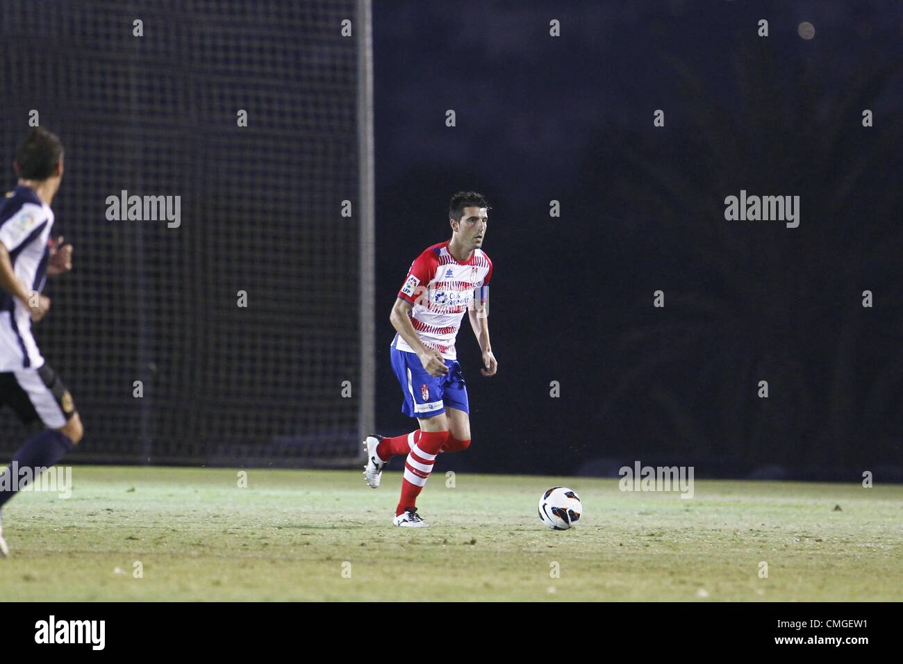 Manuel Lucena (Granada), AUGUST 4, 2012 - Football / Soccer : Pre season match between Granada and Hercules, at the La Manga Golf Club, Cartagena, Spain, August 4, 2012. (Photo by AFLO) [3604] Stock Photo