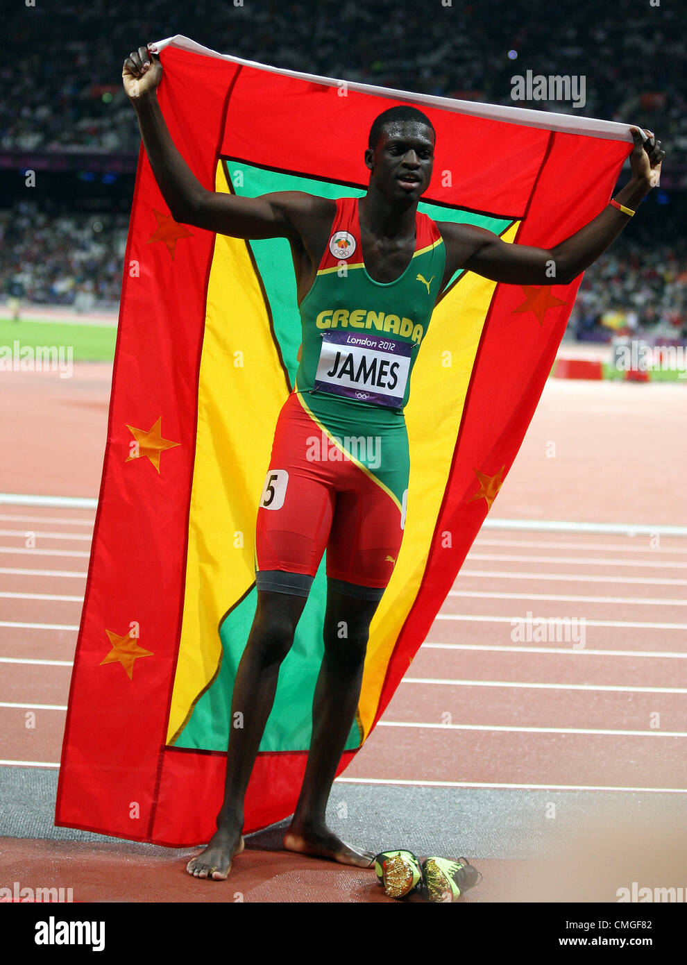 KIRANI JAMES 2012 OLYMPIC GAMES Stock Photo - Alamy