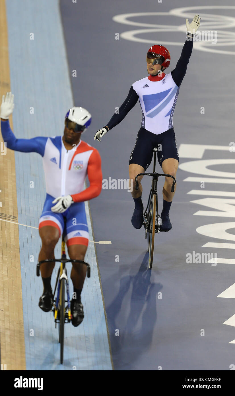 GREGORY BAUGE & JASON KENNY FRANCE & GREAT BRITAIN STRATFORD LONDON ENGLAND 06 August 2012 Stock Photo