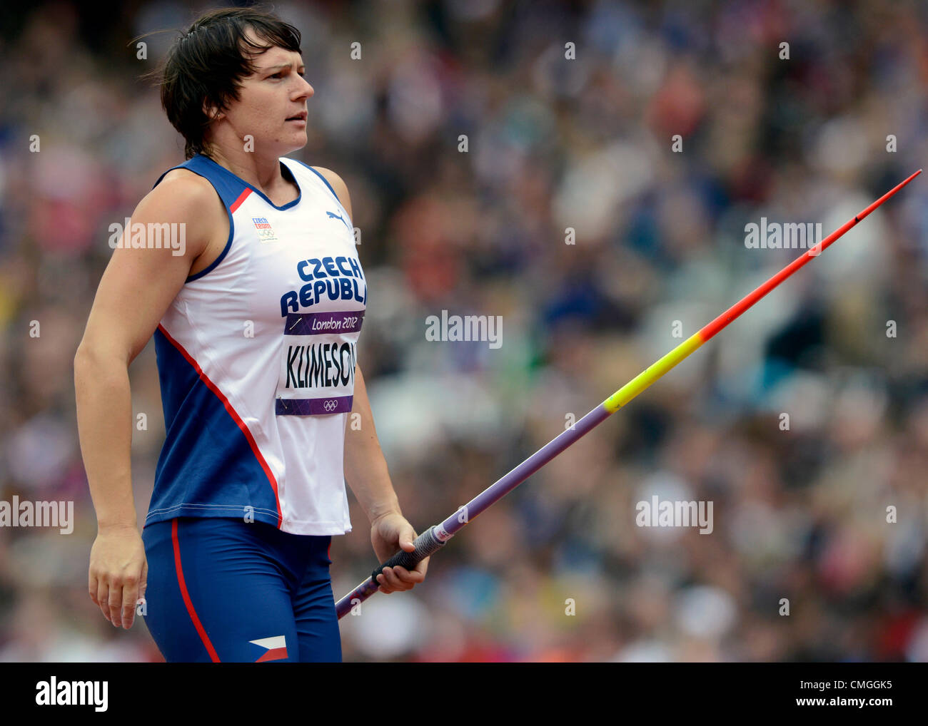 Women's Javelin Throw Qualifying Rounds, Jana Klimesova (CZE), 2012