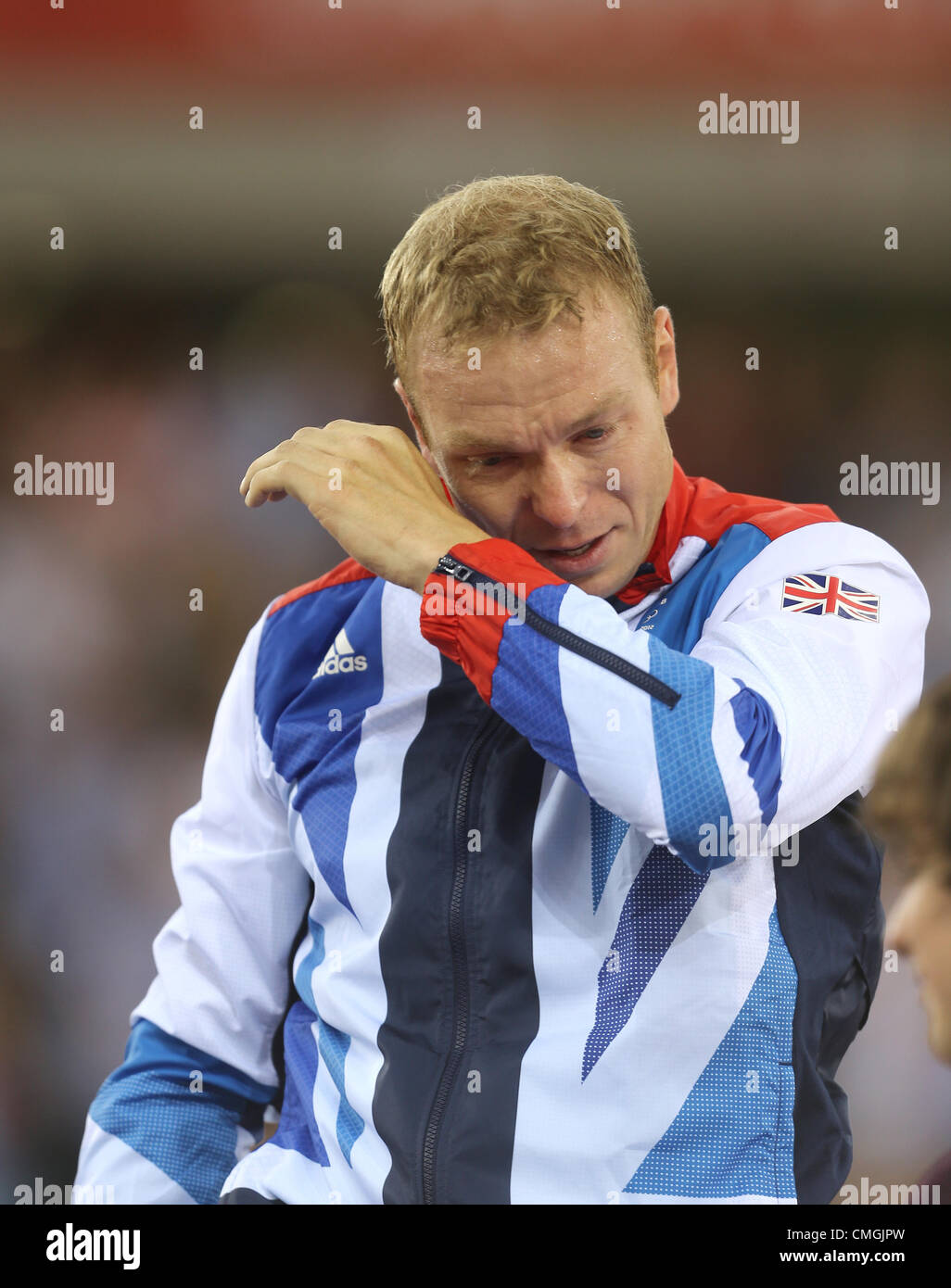 CHRIS HOY GREAT BRITAIN STRATFORD LONDON ENGLAND 07 August 2012 Stock Photo