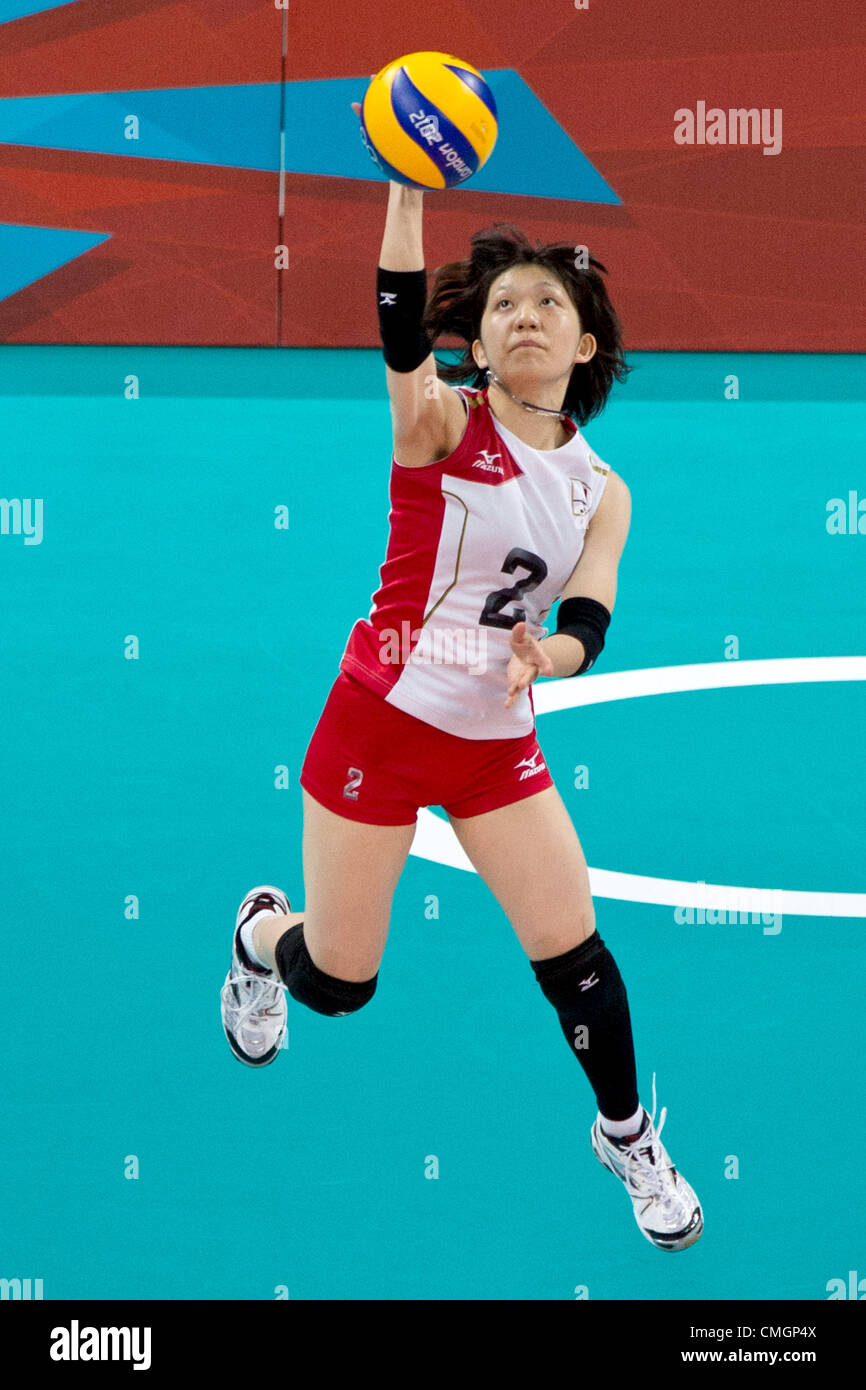 Hitomi Nakamichi (JPN), AUGUST 7, 2012 Volleyball Women's quarter